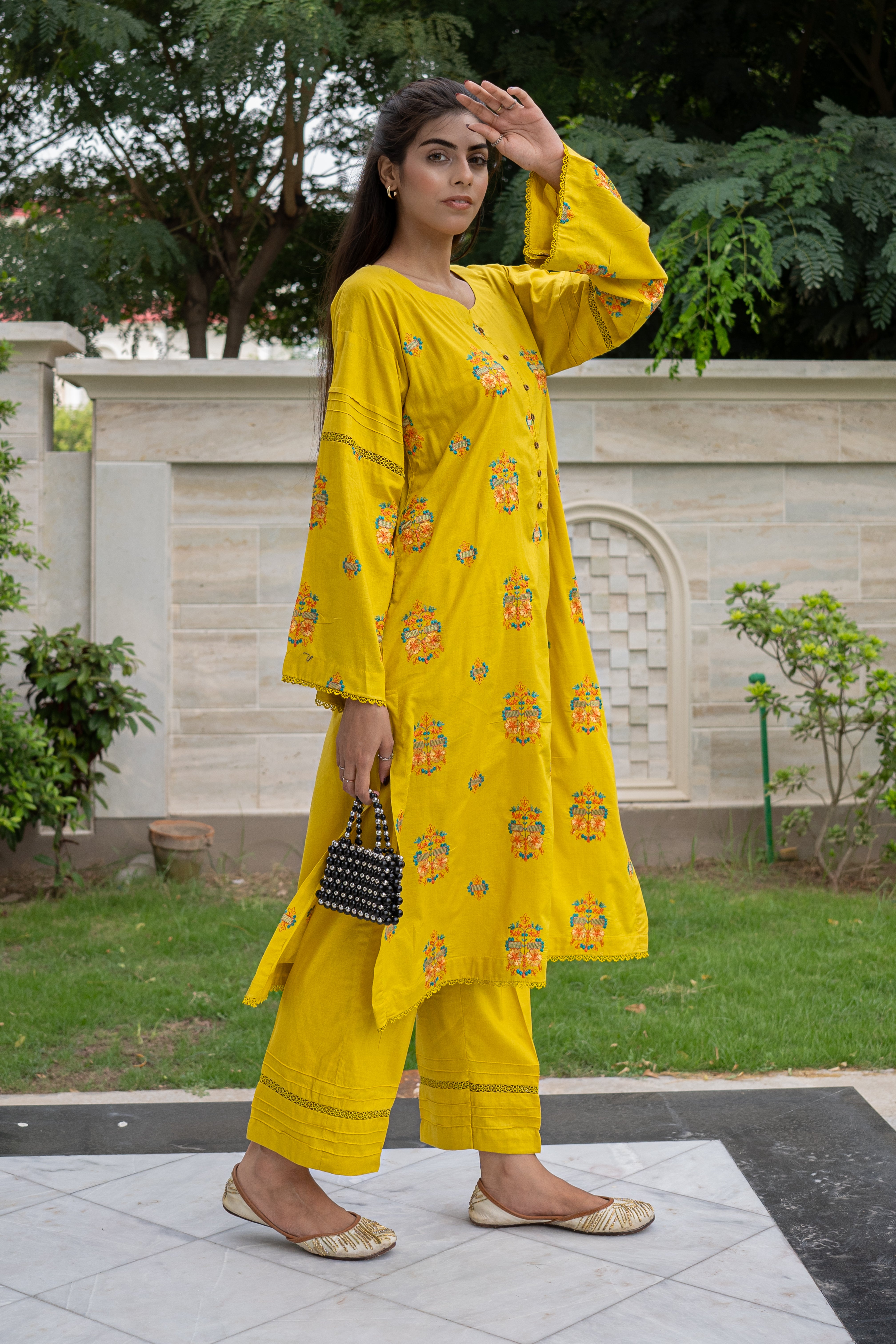 SHEEN GREEN - UNSTITCHED