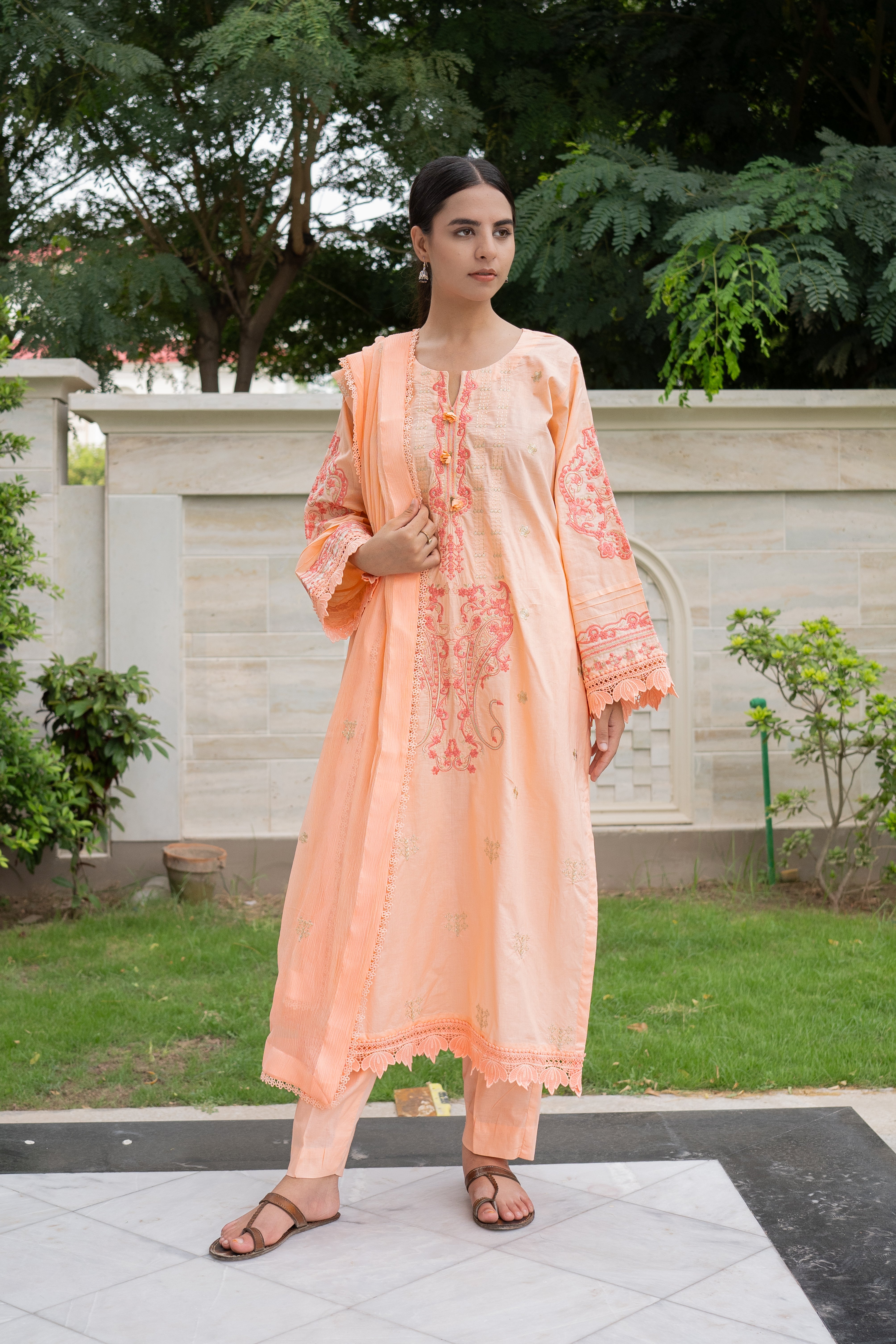 LIGHT SALMON - UNSTITCHED