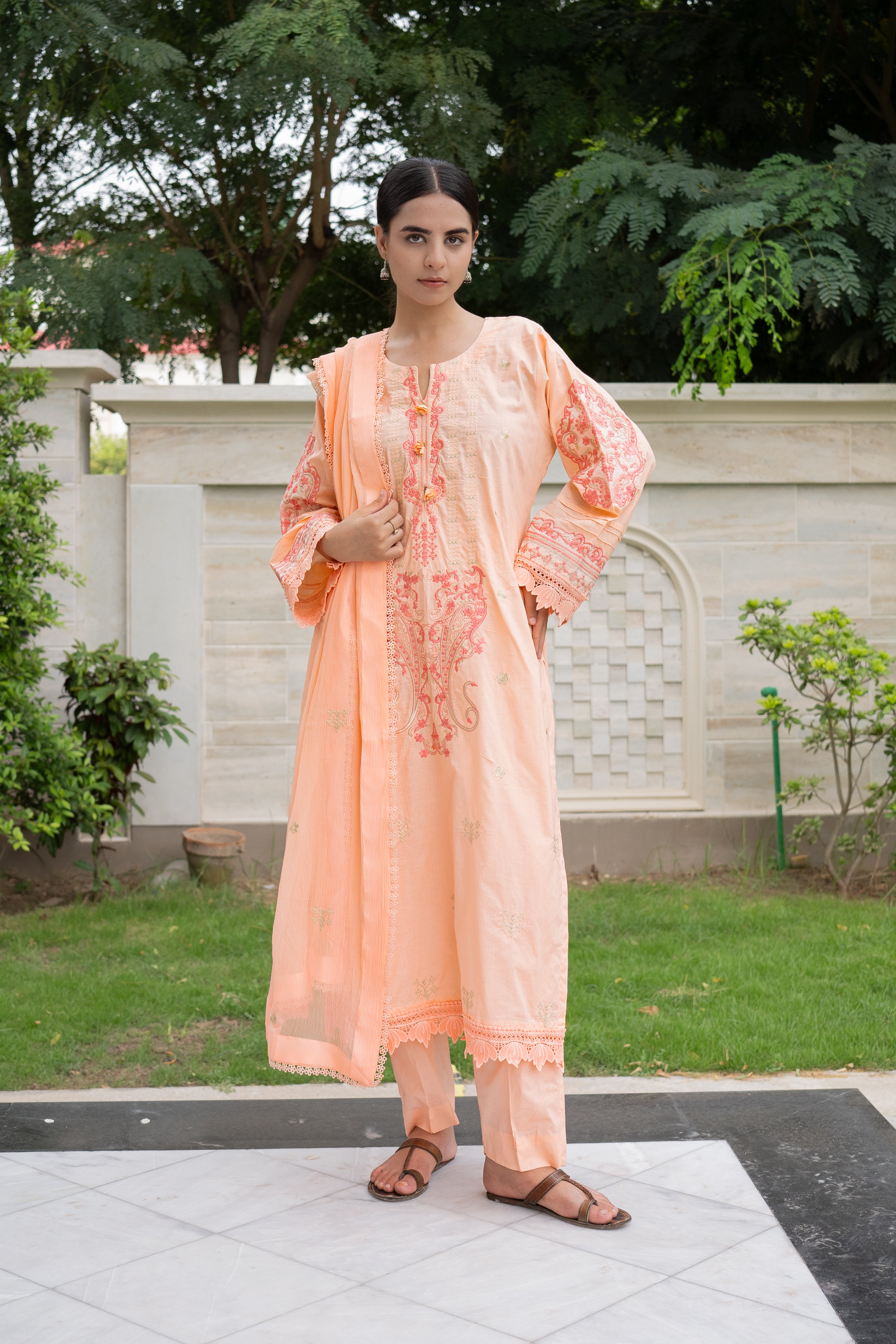 LIGHT SALMON - UNSTITCHED