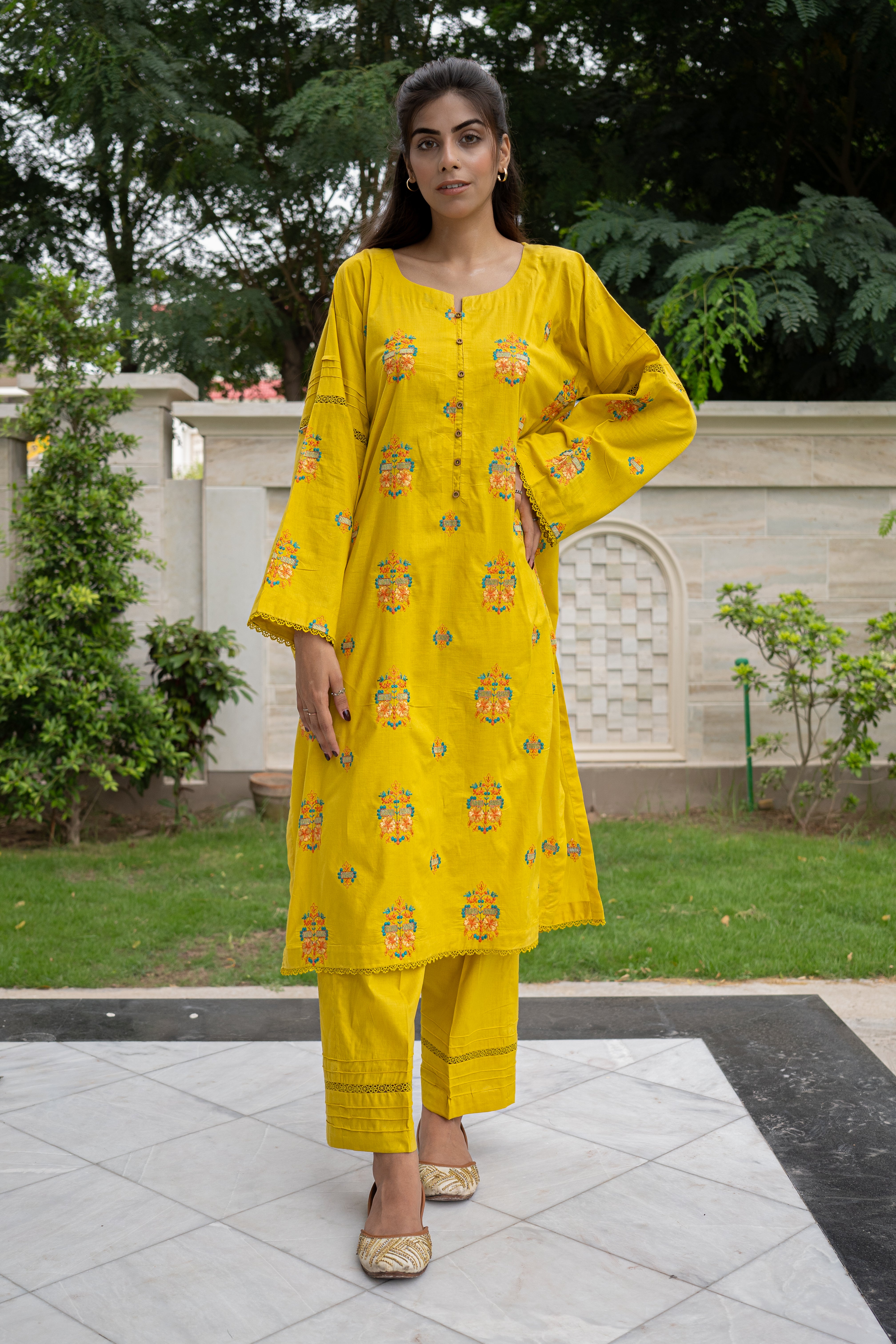 SHEEN GREEN - UNSTITCHED