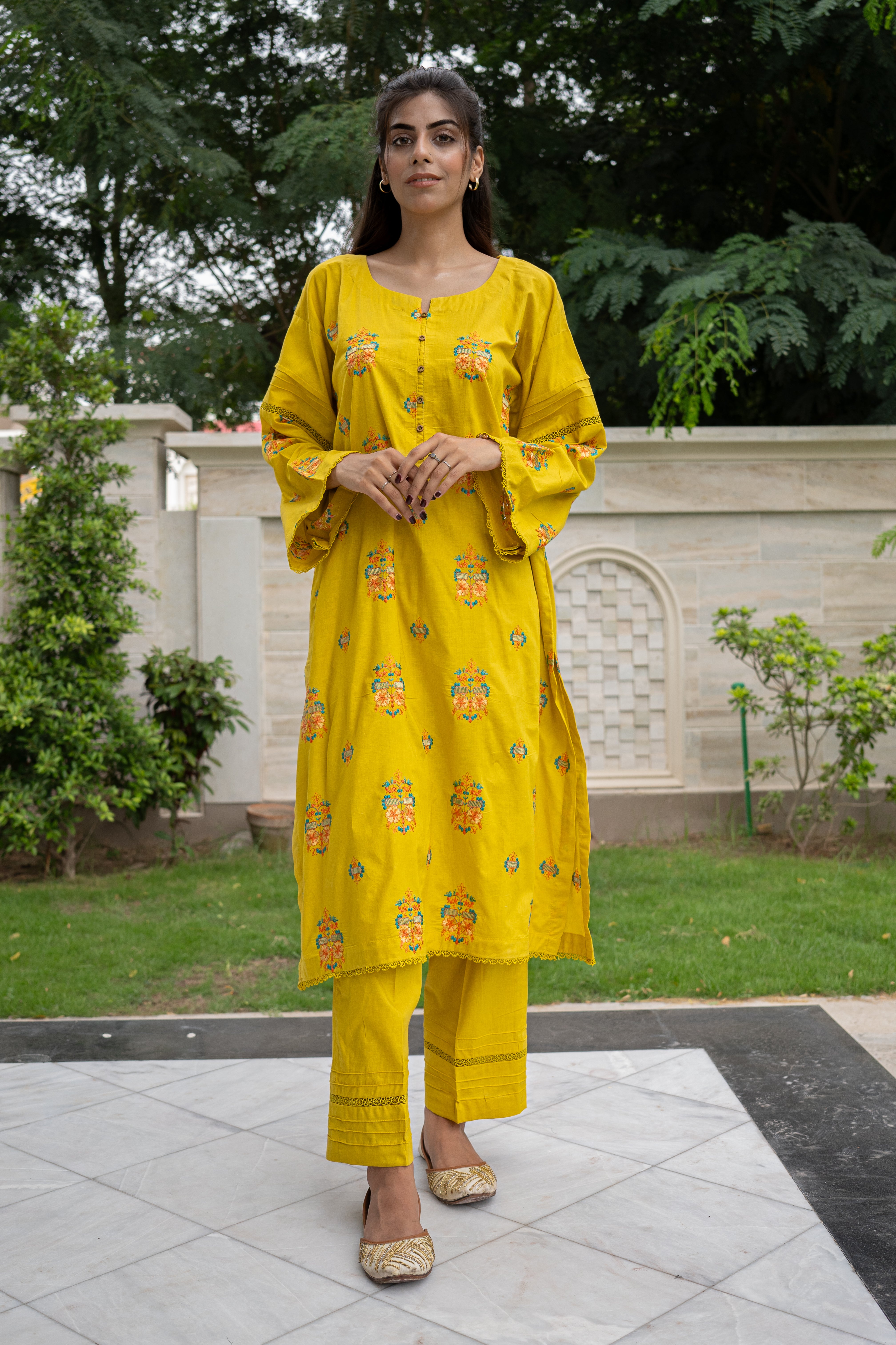 SHEEN GREEN - UNSTITCHED