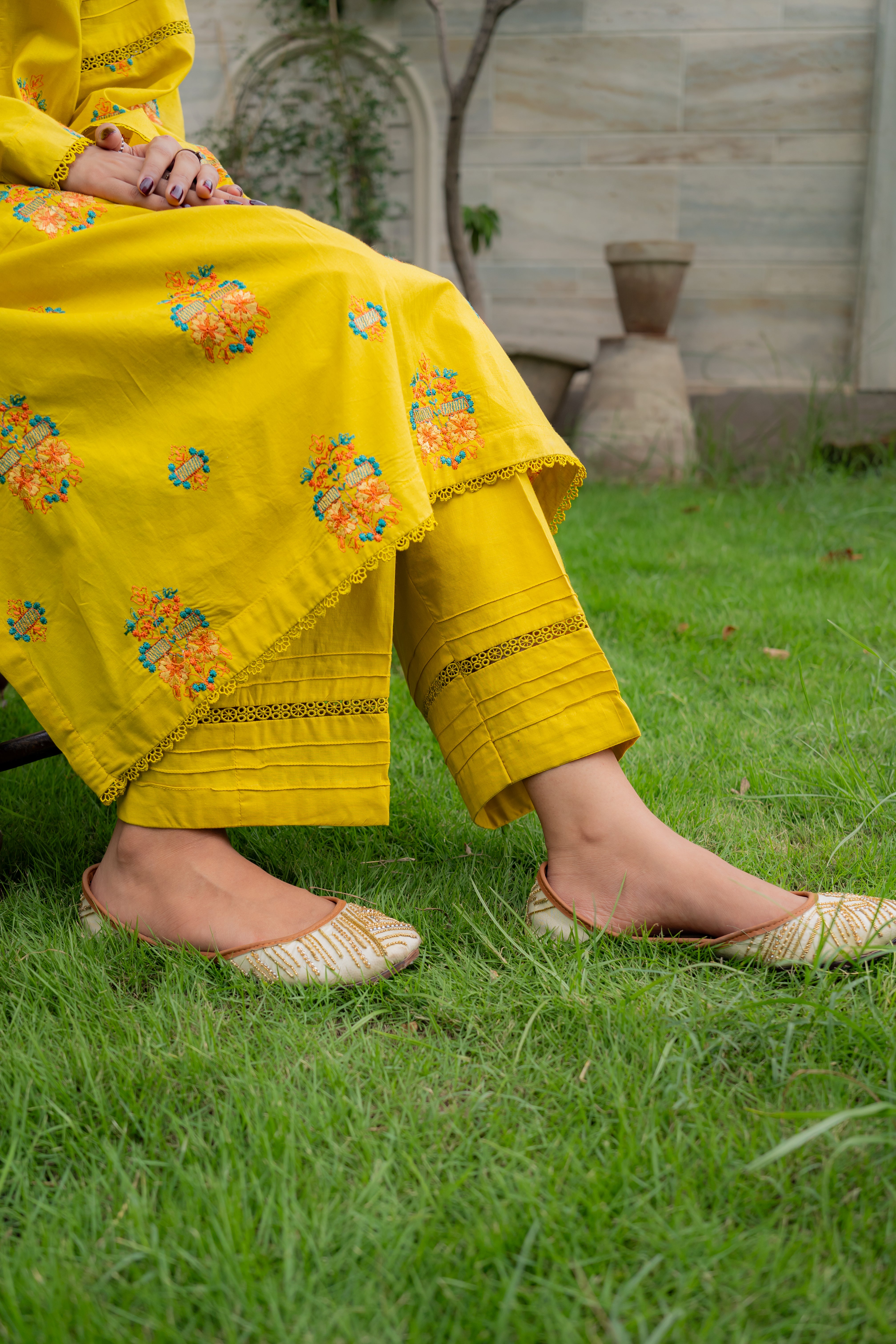 SHEEN GREEN - UNSTITCHED