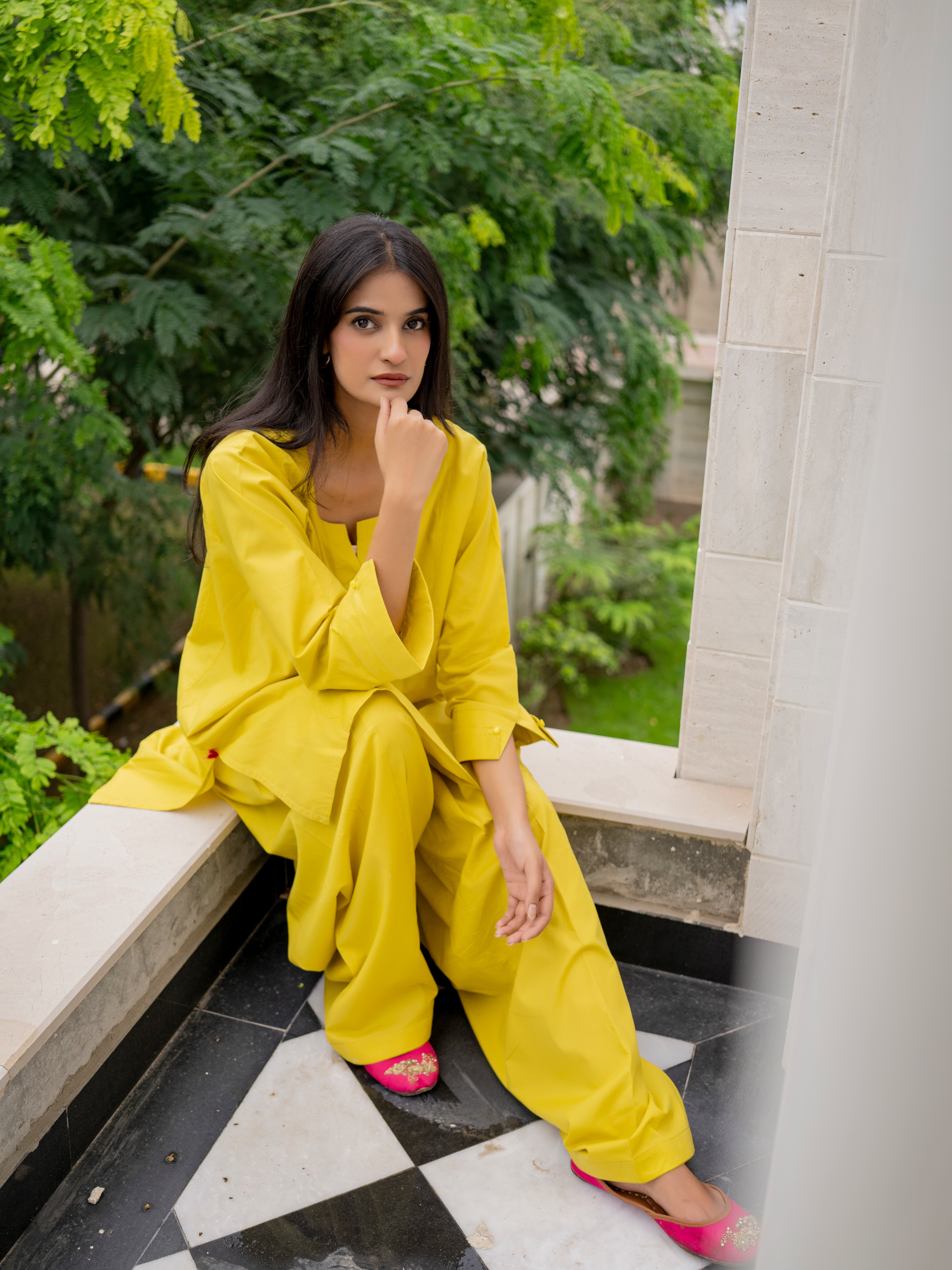 GOLDEN LIME - STITCHED